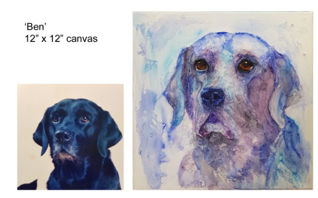 Pet Portrait by Sundaylartist - Ben the Labrador